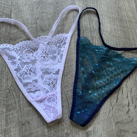 NEW Women’s 7 Pairs Lace G-String Thong Panties - Picture 2 of 5